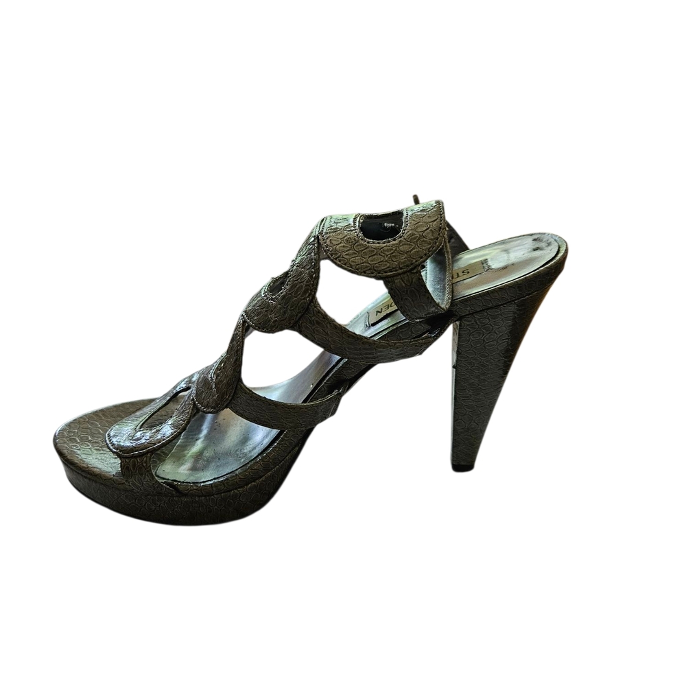 Steve Madden Dusty Blue Strappy Sandals Size 6.5 - Picture 5 of 6